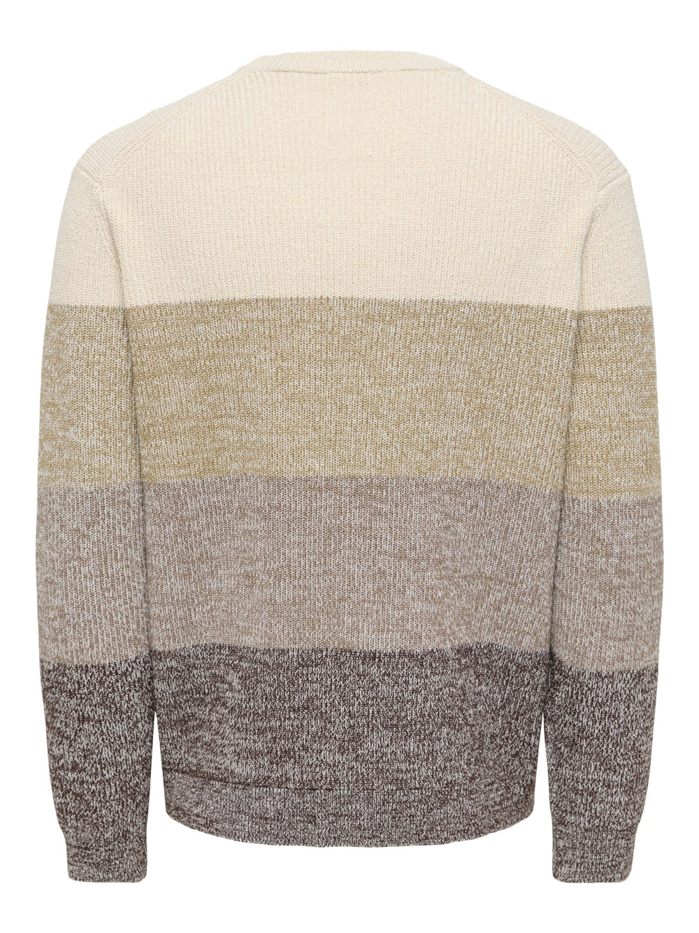 ONLY & SONS 22039619 Luca trui bruin dessin – heren