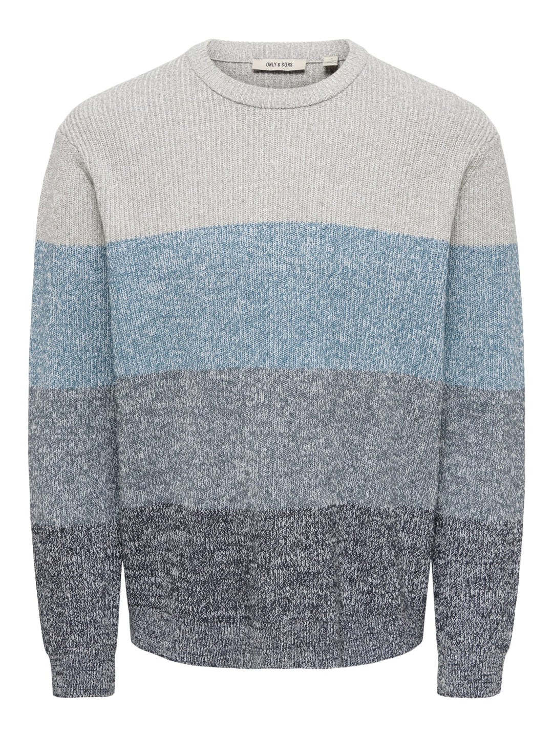 ONLY & SONS 22039619 Luca trui blauw dessin – heren