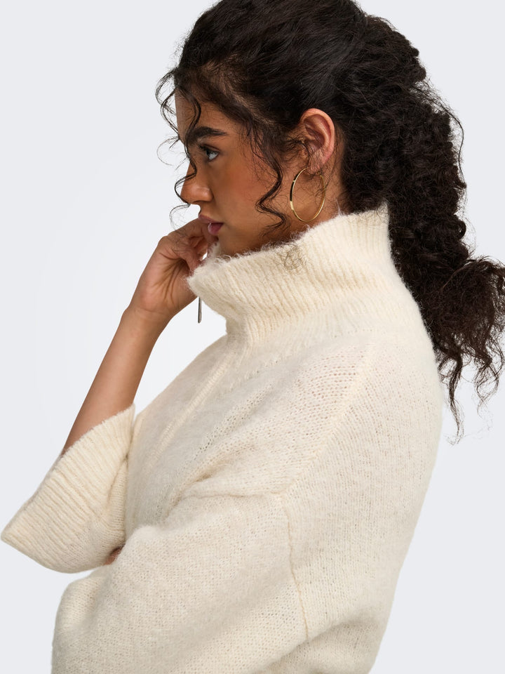Only 15375131 Maggie vest gebreid off-white – dames