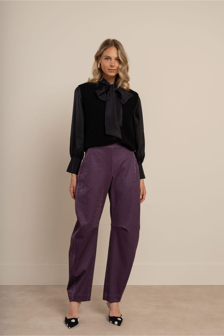 Studio Anneloes 14465 Marlies lange broek aubergine