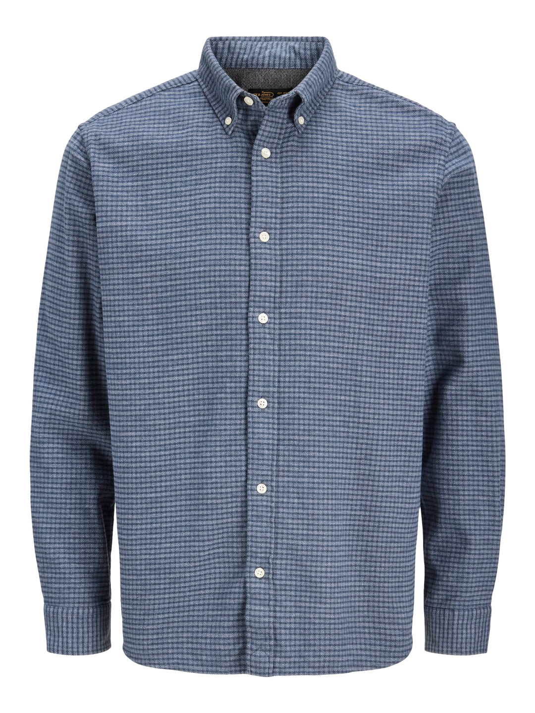 Jack &amp; Jones 12305791 Stanley overhemd l/m heren blauw dessin