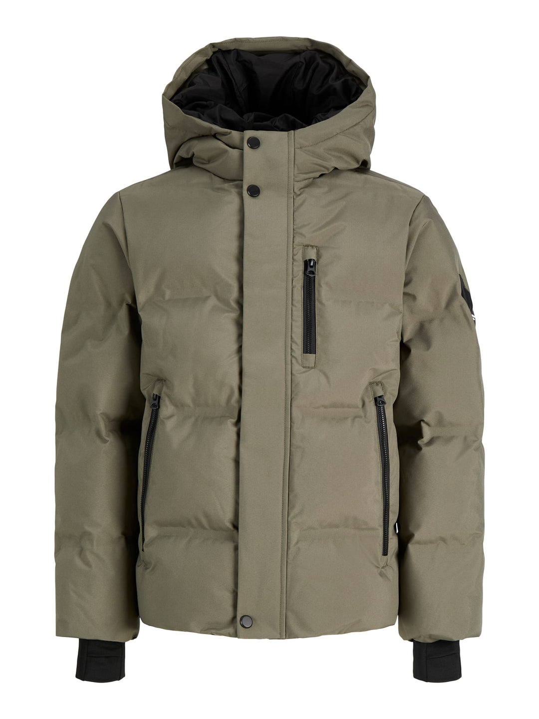jack &amp; jones kids 12301836 Trace winterjas olijf – jongens