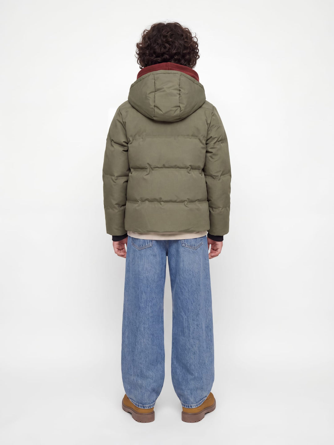 jack &amp; jones kids 12301836 Trace winterjas olijf – jongens