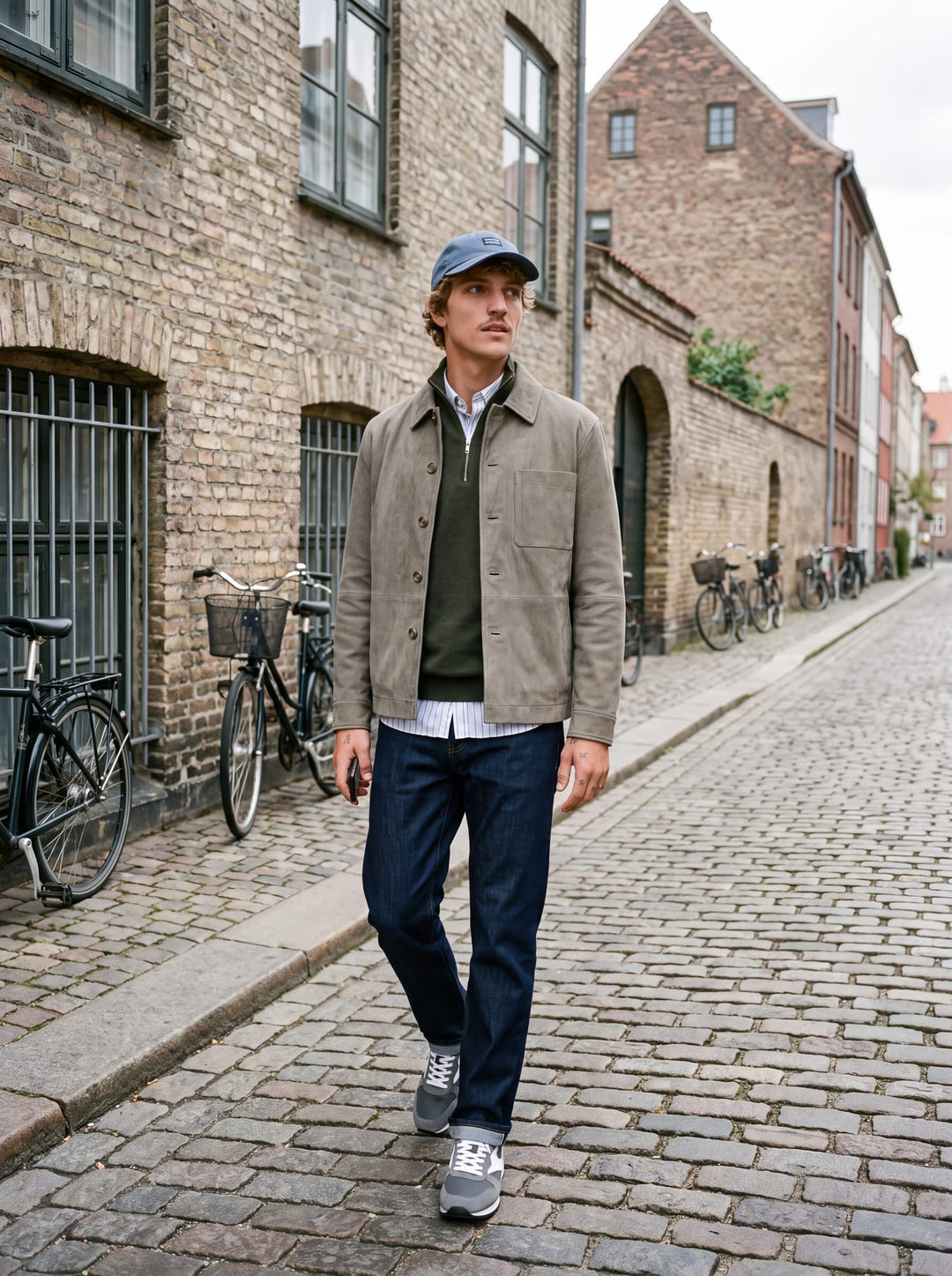 Jack &amp; Jones 12259664 Blamilano trui heren donkergroen