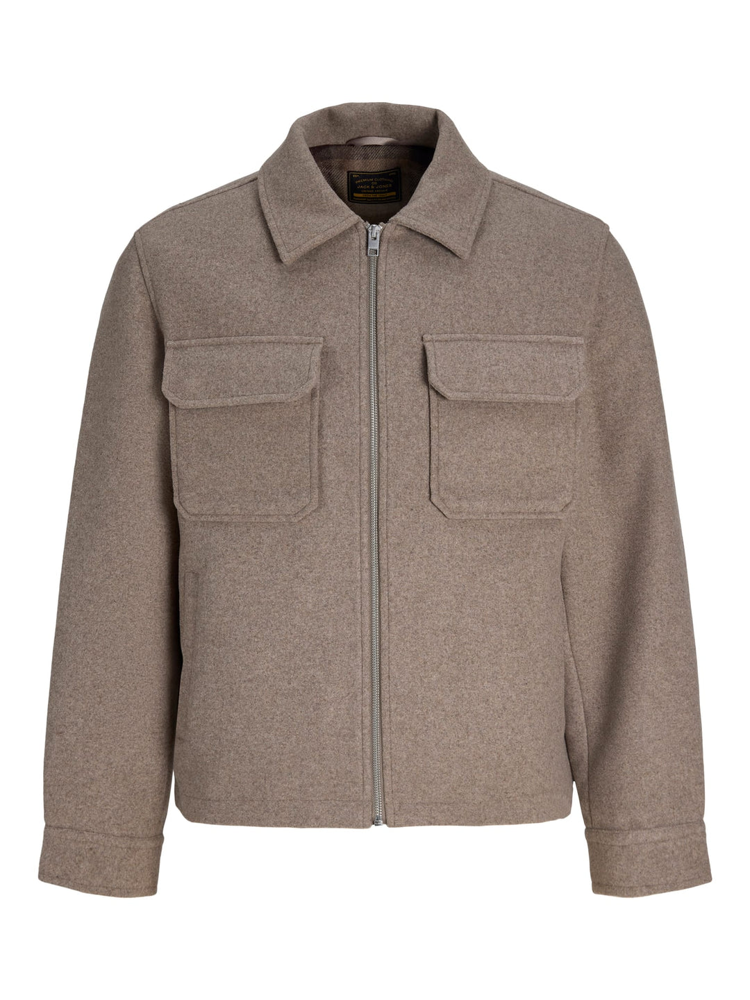 Jack &amp; Jones 12300742 Bluwakefield tussenjas taupe