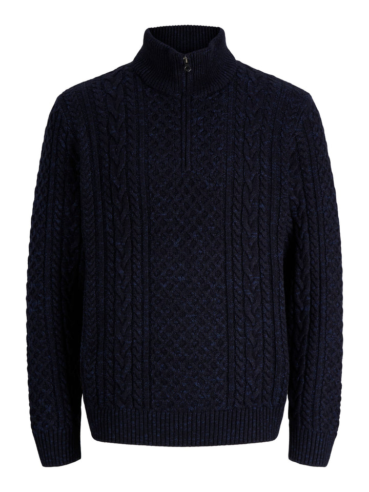 Jack &amp; Jones 12299947 Blucallum trui navy – heren