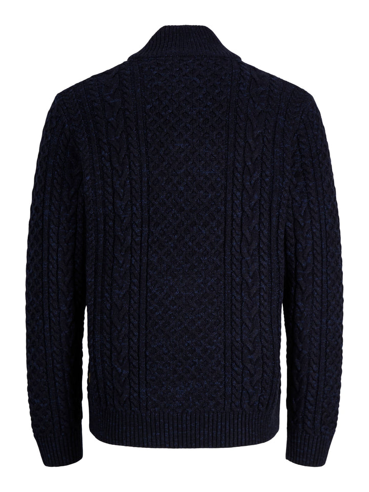 Jack &amp; Jones 12299947 Blucallum trui navy – heren