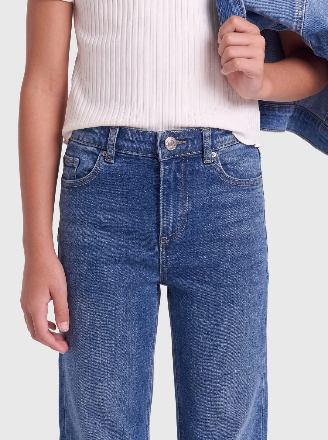 kids only 15378570 Juicy jeans loose fit blue denim