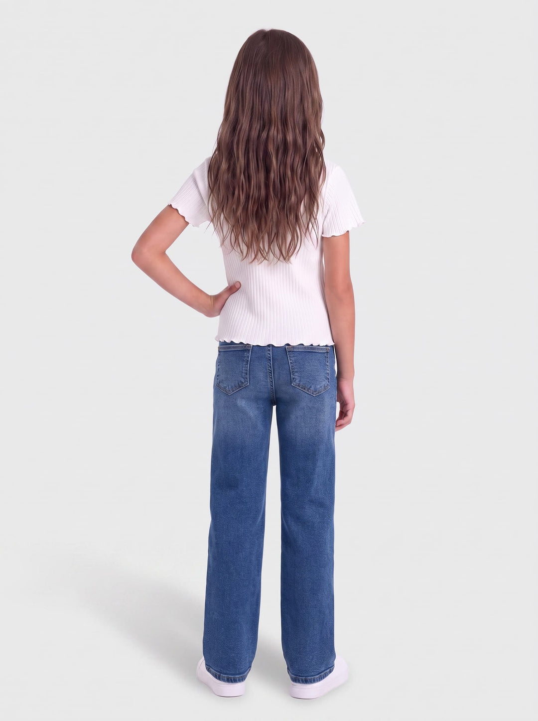 kids only 15378570 Juicy jeans loose fit blue denim
