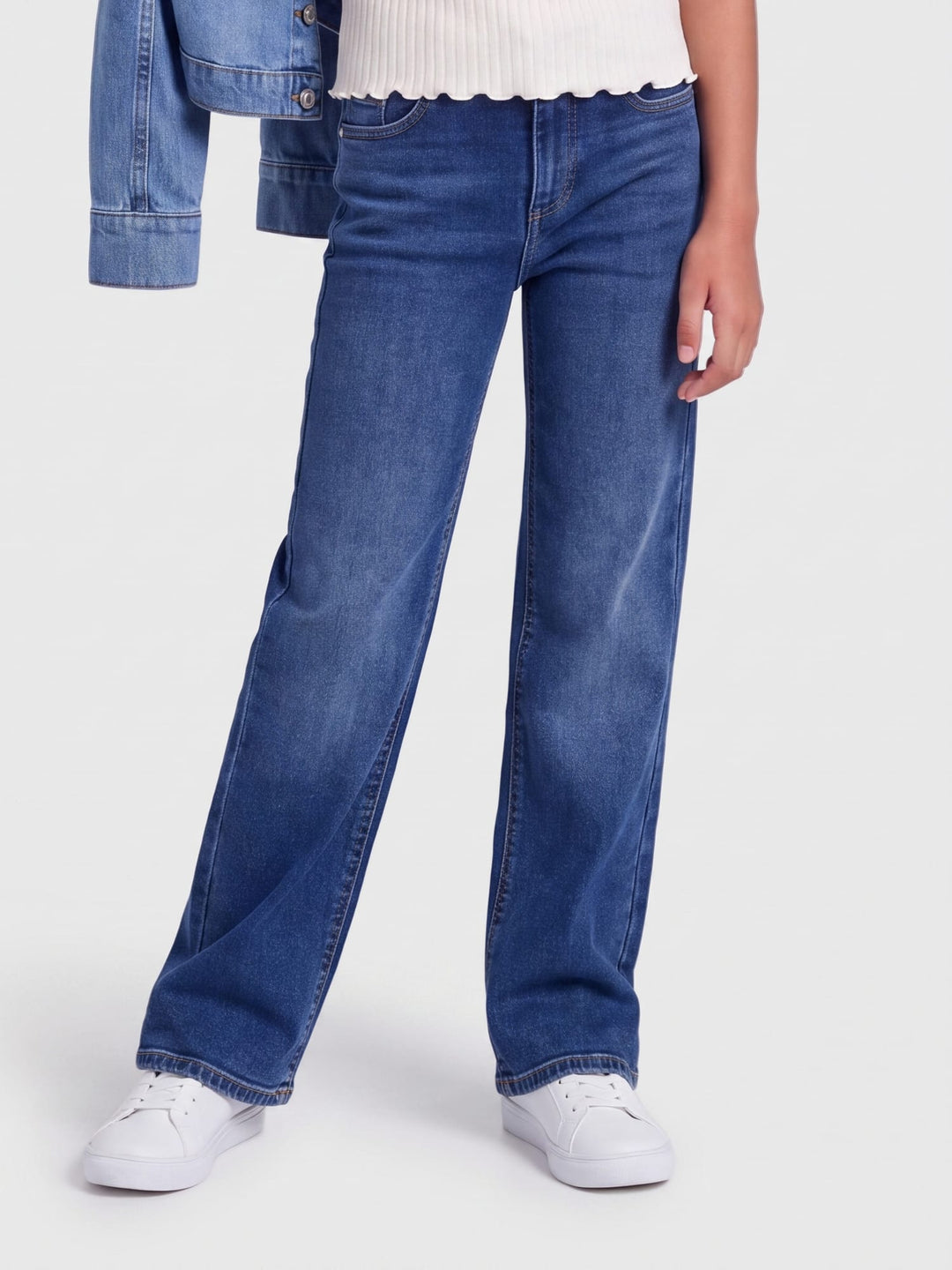 kids only 15378570 Juicy jeans loose fit blue denim