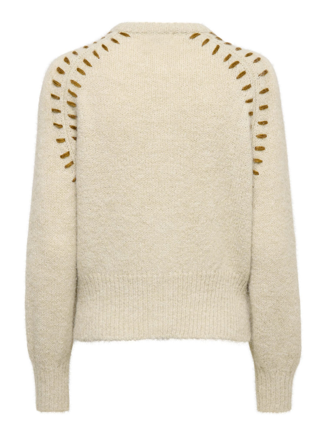 jacqueline de yong 15379819 Zoey vest gebreid beige