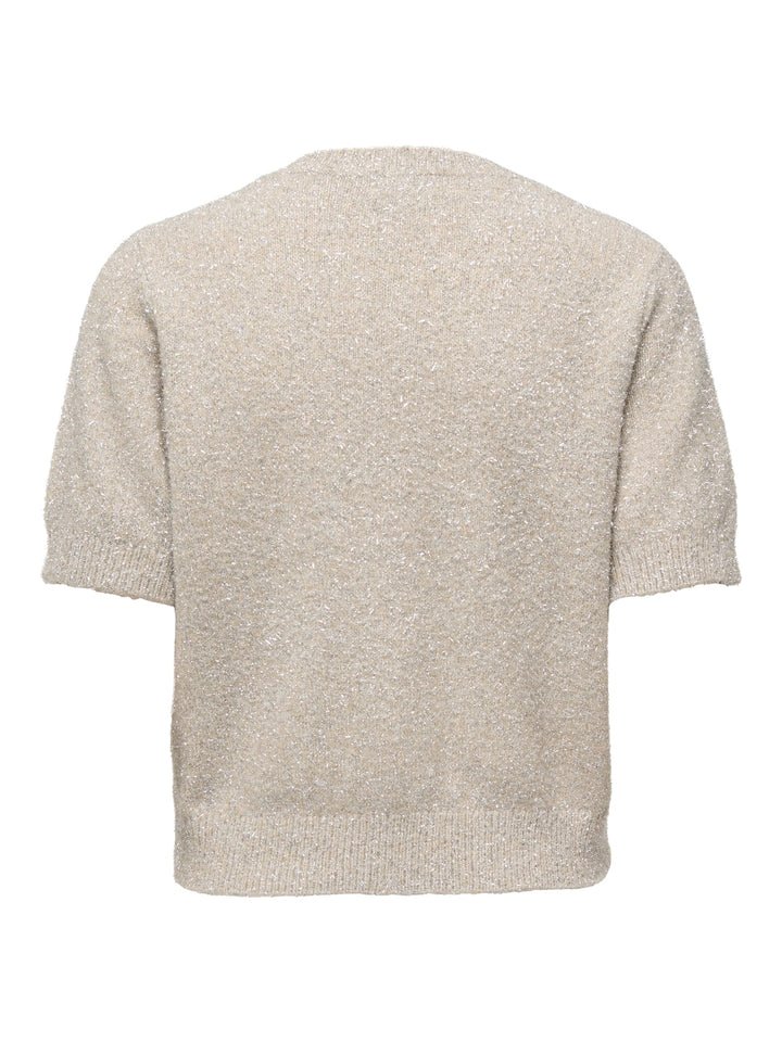jacqueline de yong 15382915 Nara vest gebreid dames beige
