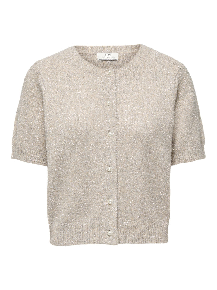 jacqueline de yong 15382915 Nara vest gebreid dames beige
