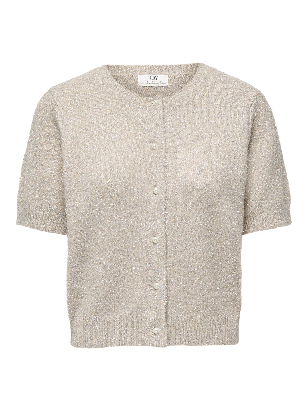 jacqueline de yong 15382915 Nara vest gebreid dames beige