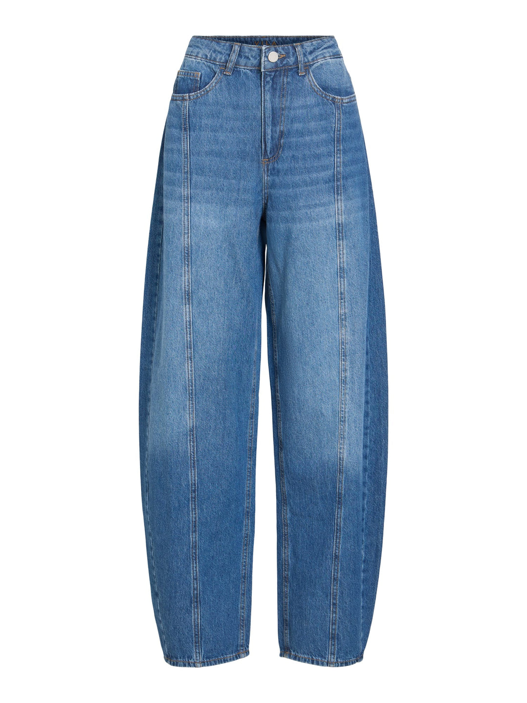 Vila 14119432 Beau low crotch baggy jeans blue denim