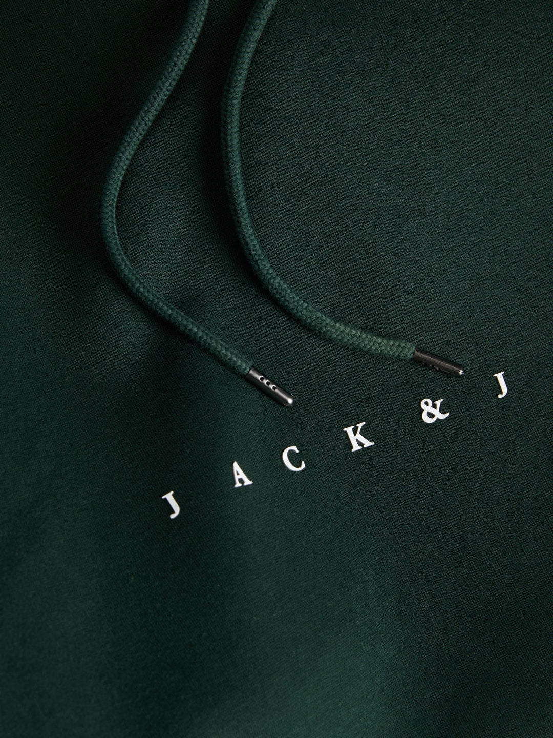 Jack &amp; Jones 12233972 star hoodie donkergroen – heren