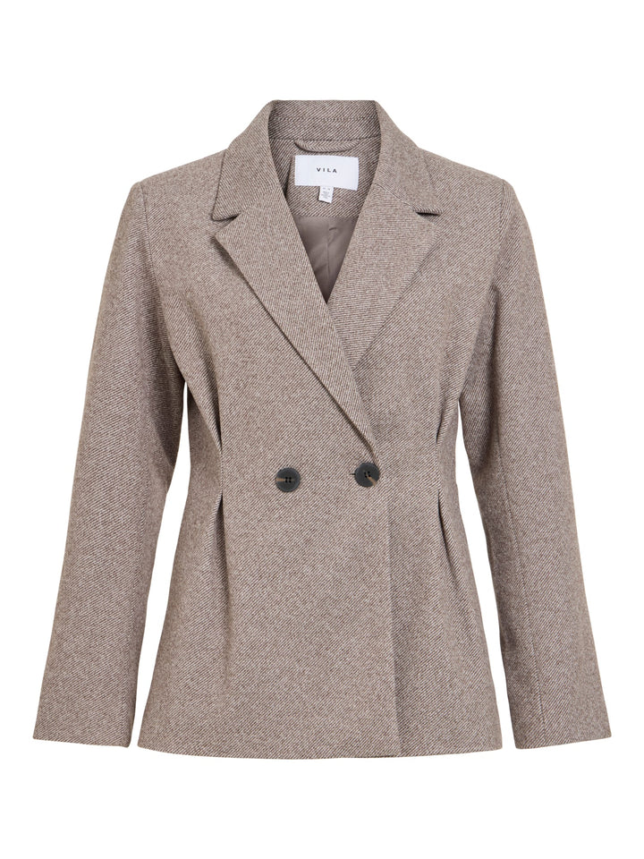 Vila 14118241 Solene blazer dames bruin dessin