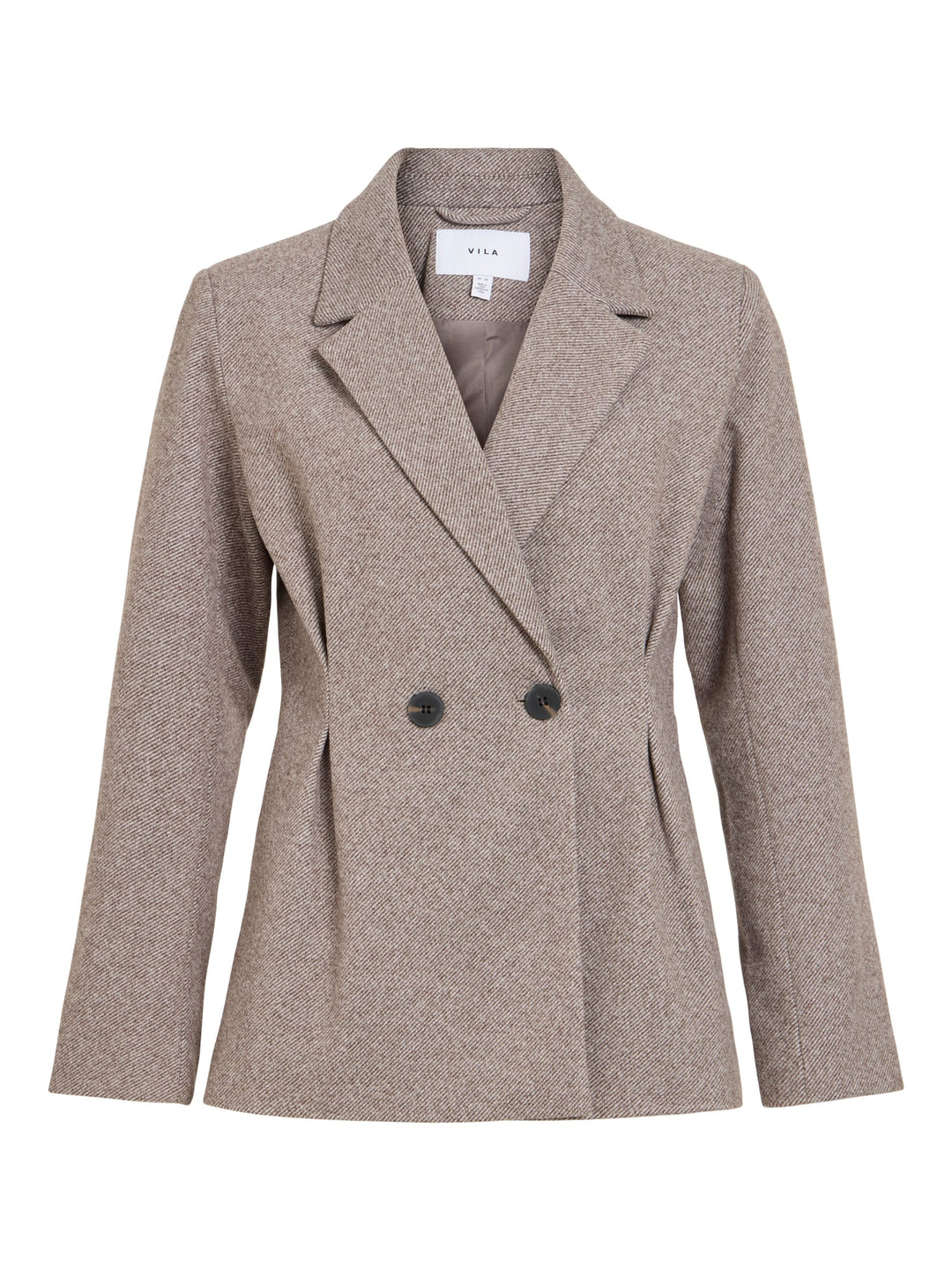 Vila 14118241 Solene blazer dames bruin dessin