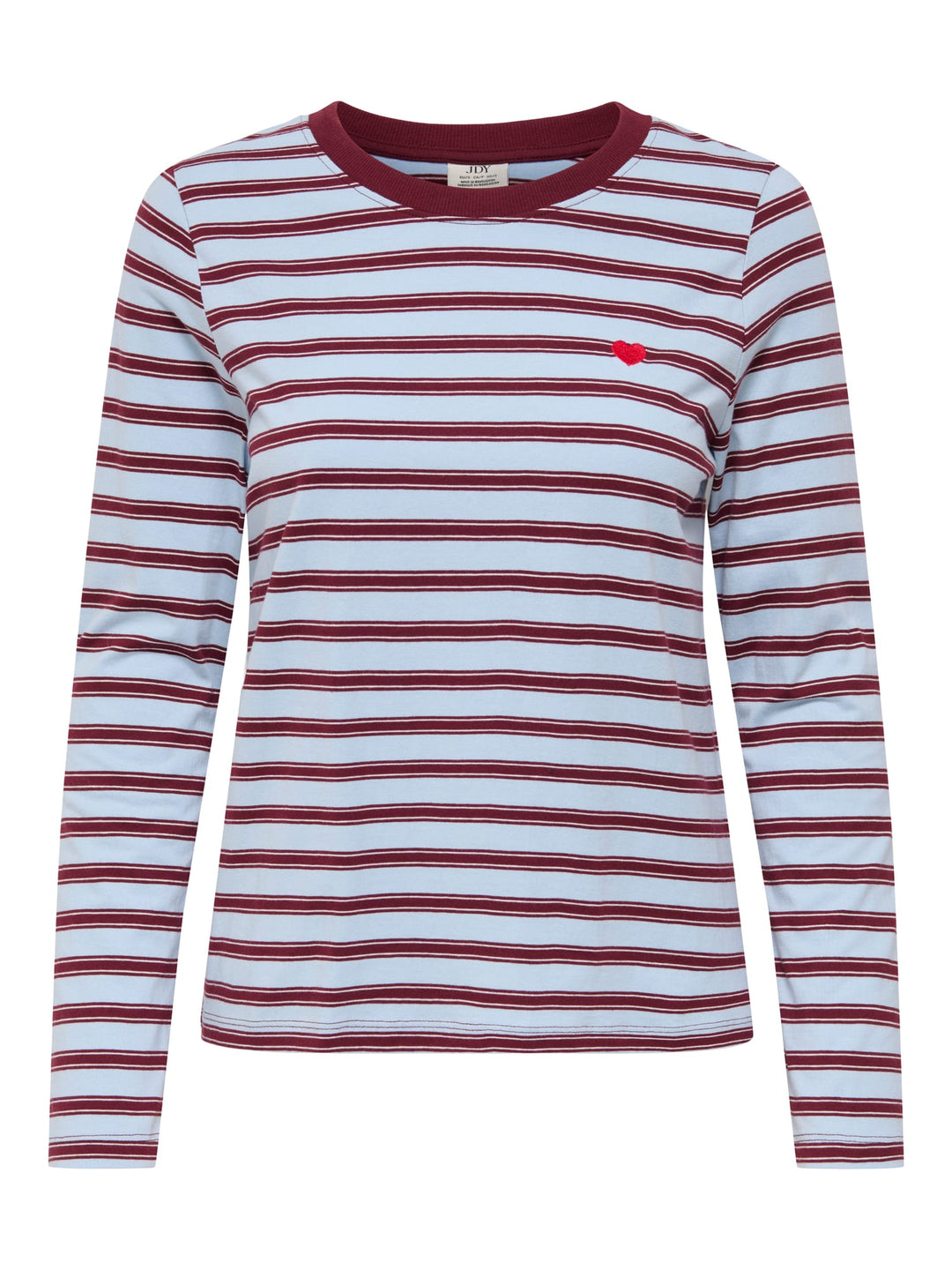 jacqueline de yong 15359938 Pisa t-shirt l/m dames blauw dessin