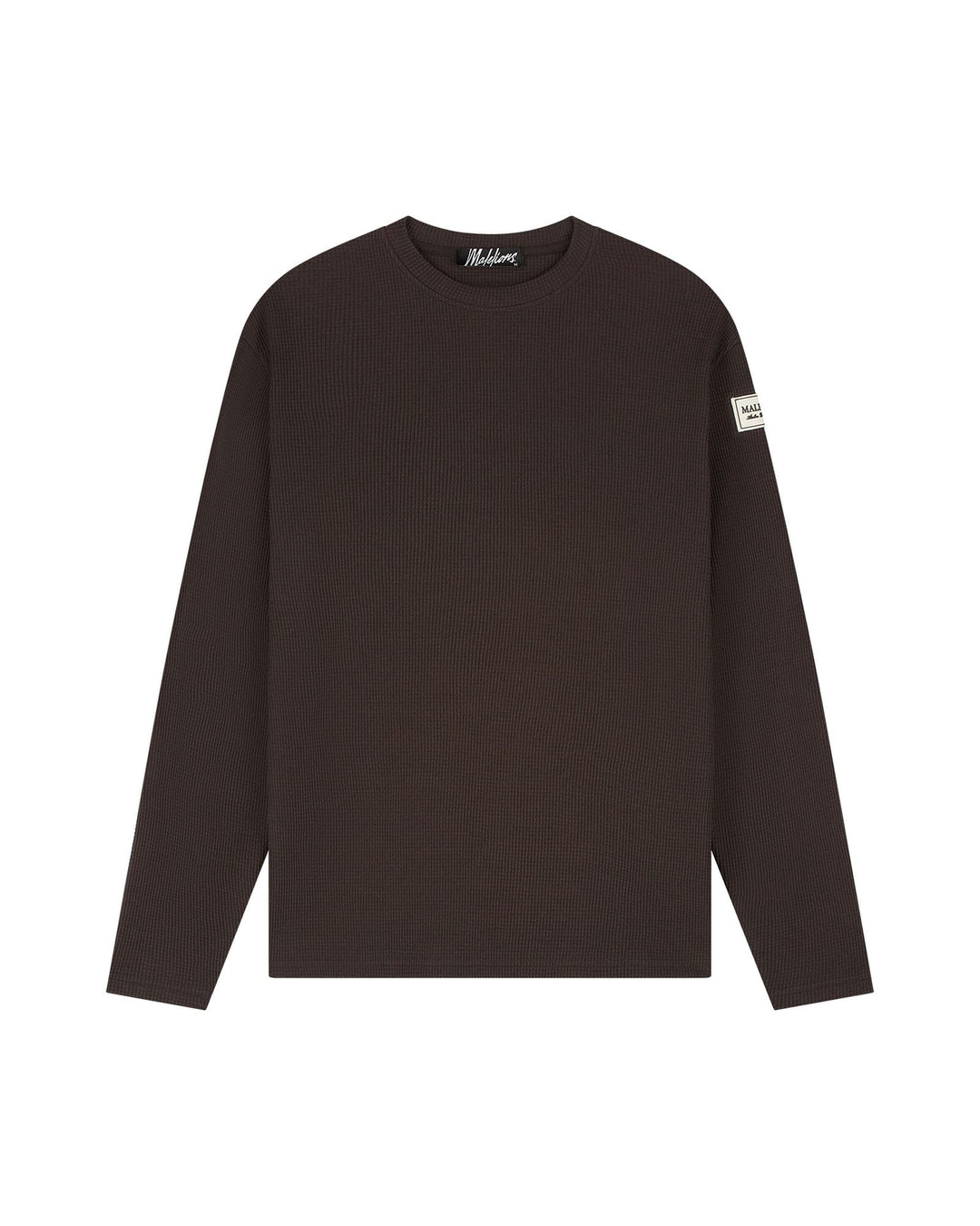 Malelions MMB50026005 t-shirt bruin dessin – heren