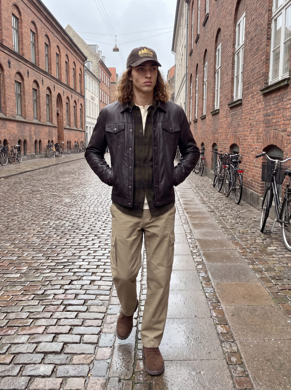 Jack & Jones 1230017 Soho overhemd l/m groen dessin – heren