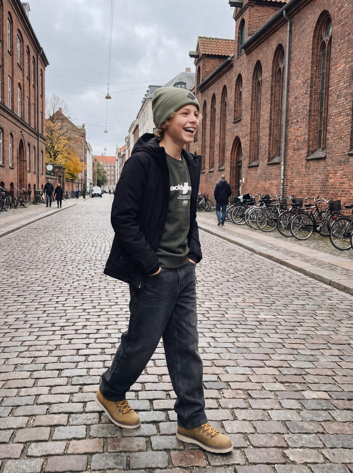 jack &amp; jones kids 12301809 Fusion winterjas zwart