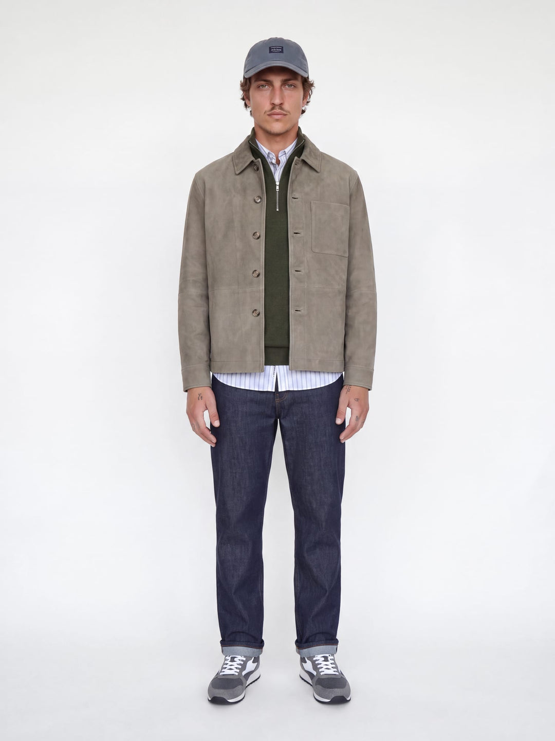Jack &amp; Jones 12259664 Blamilano trui heren donkergroen