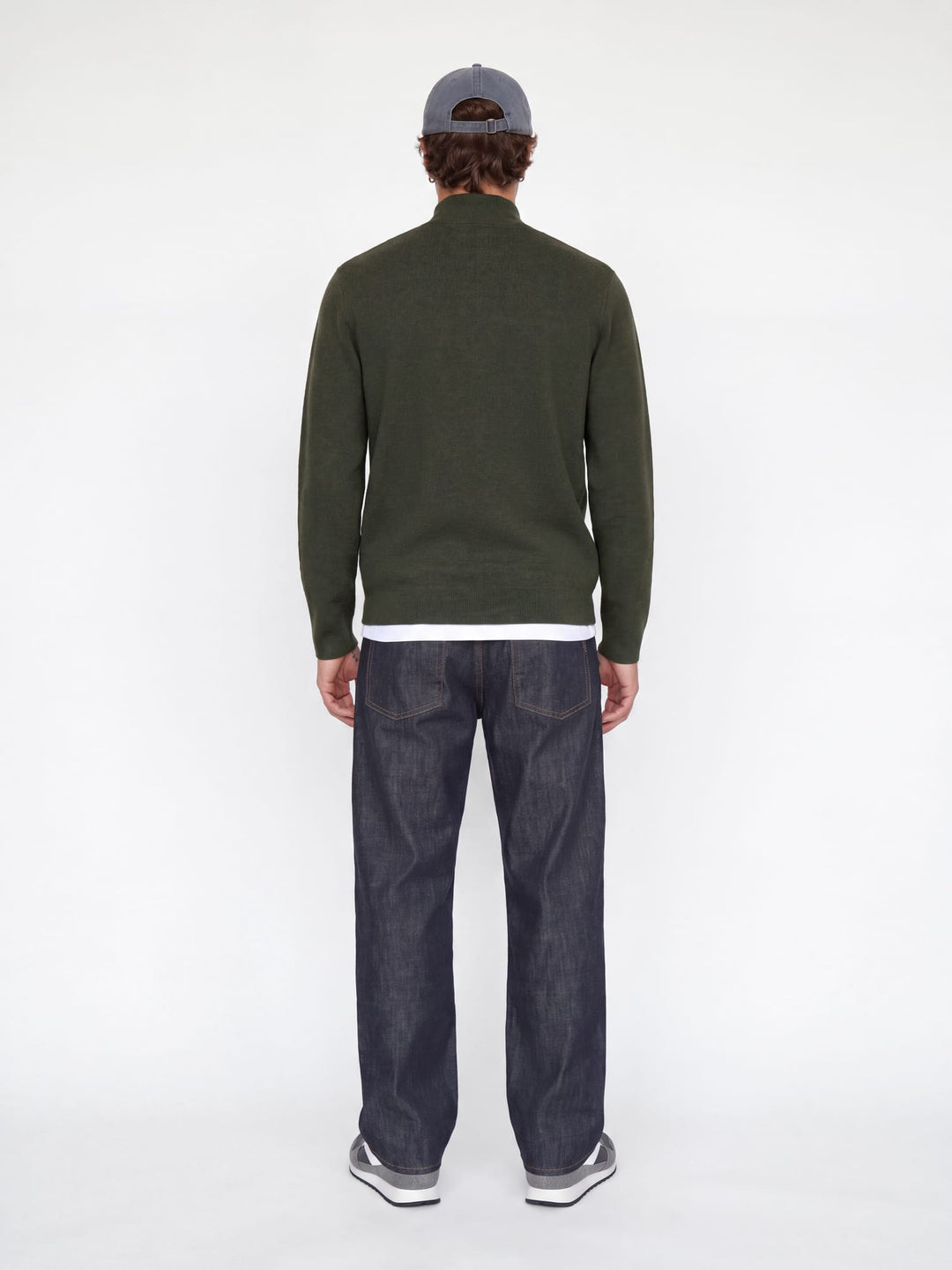 Jack &amp; Jones 12259664 Blamilano trui heren donkergroen