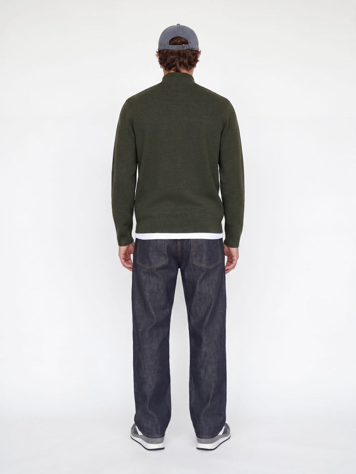Jack &amp; Jones 12259664 Blamilano trui heren donkergroen
