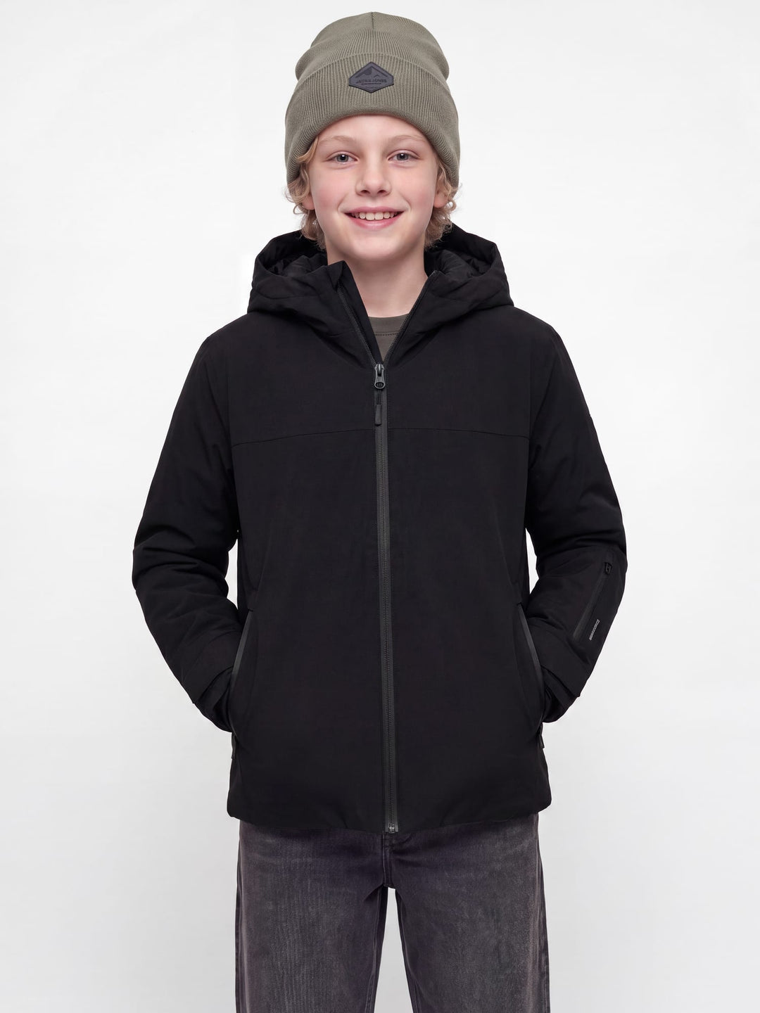 jack &amp; jones kids 12301809 Fusion winterjas zwart