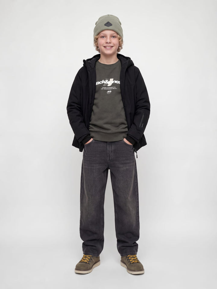 jack &amp; jones kids 12301809 Fusion winterjas zwart