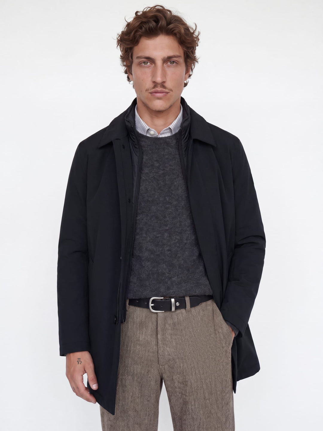 Jack &amp; Jones 12301270 Bladevon winterjas navy – heren