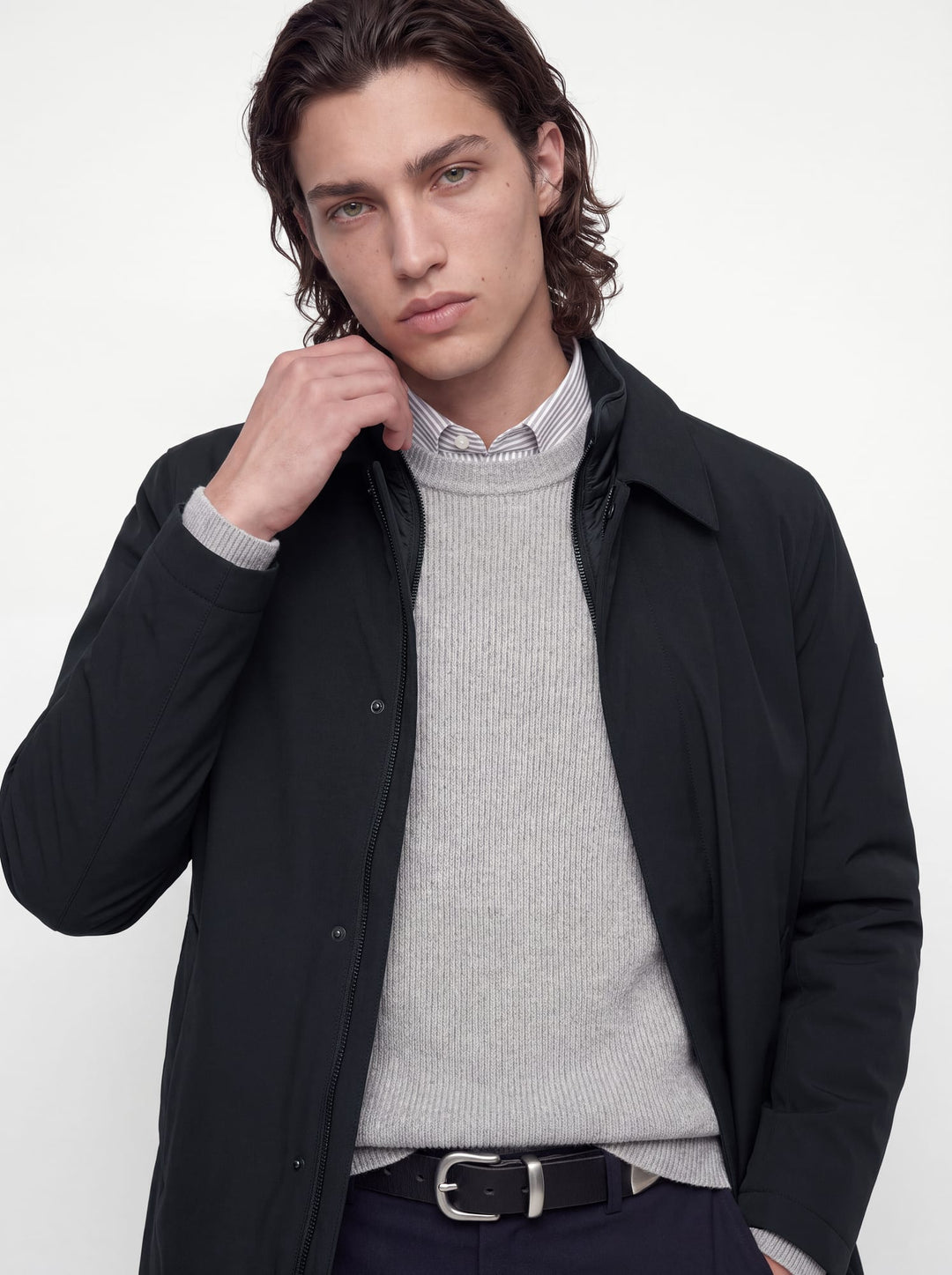 Jack &amp; Jones 12301270 Bladevon winterjas zwart – heren