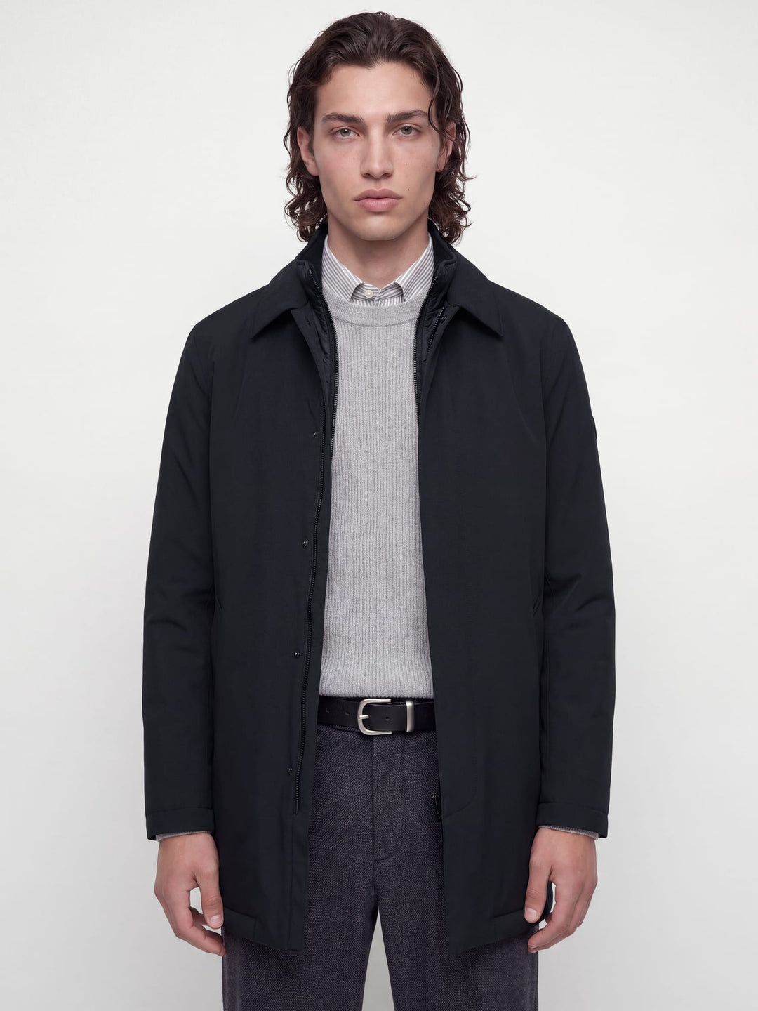 Jack &amp; Jones 12301270 Bladevon winterjas zwart – heren