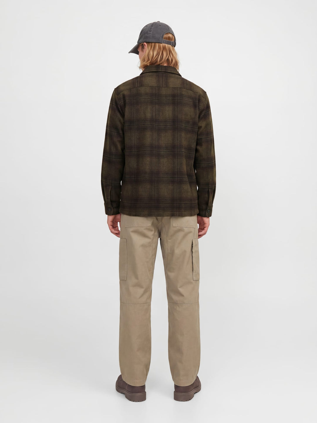 Jack &amp; Jones 1230017 Soho overhemd l/m groen dessin – heren
