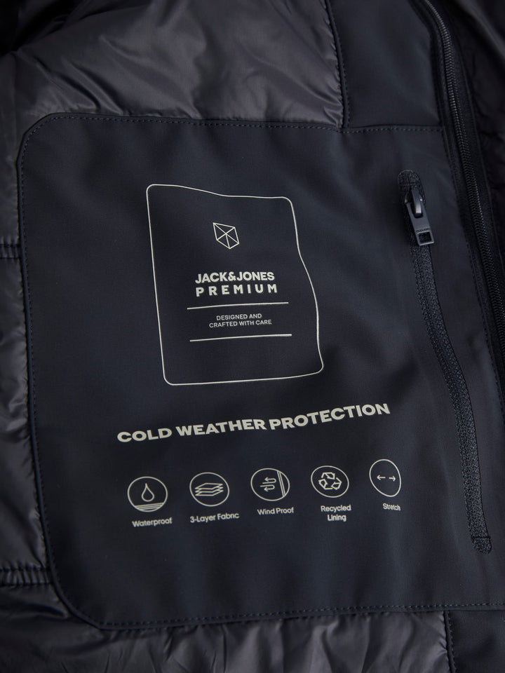 Jack &amp; Jones 12301270 Bladevon winterjas navy – heren