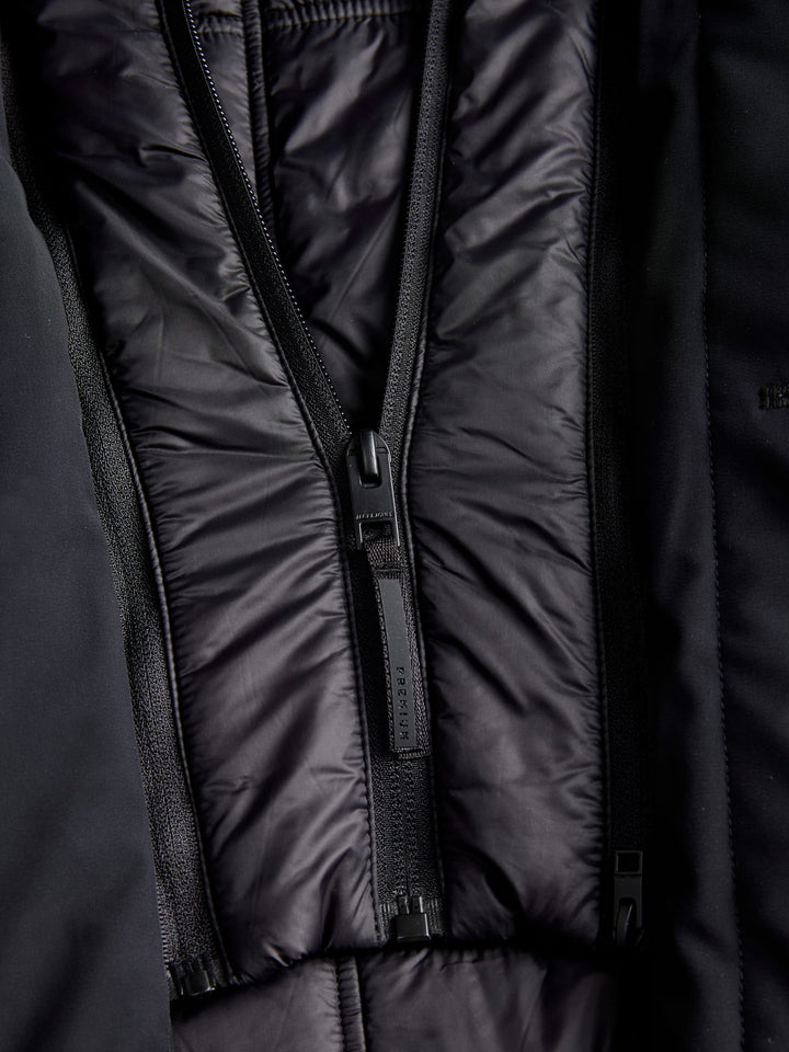 Jack &amp; Jones 12301270 Bladevon winterjas zwart – heren