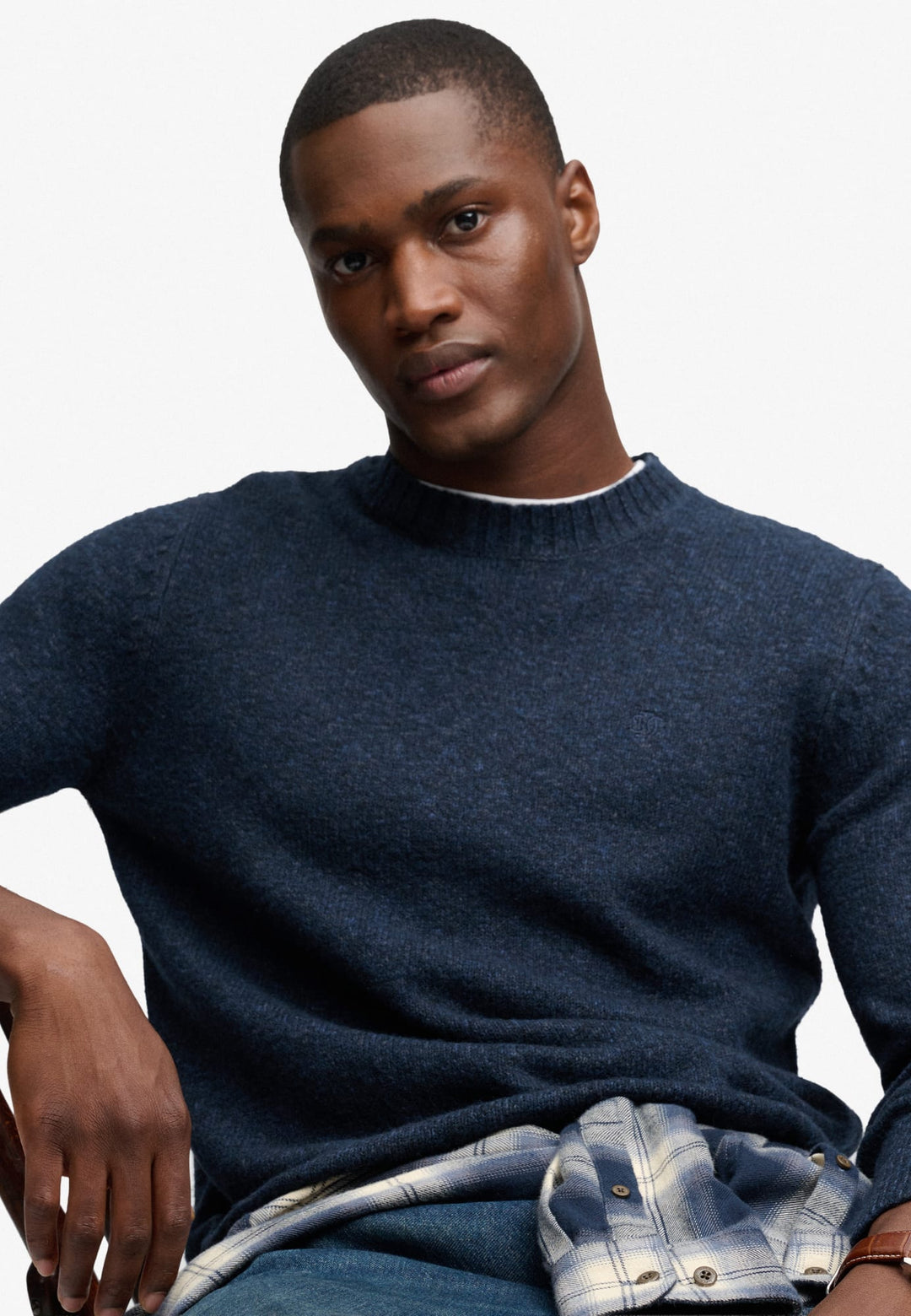 Superdry M6110780A trui heren navy