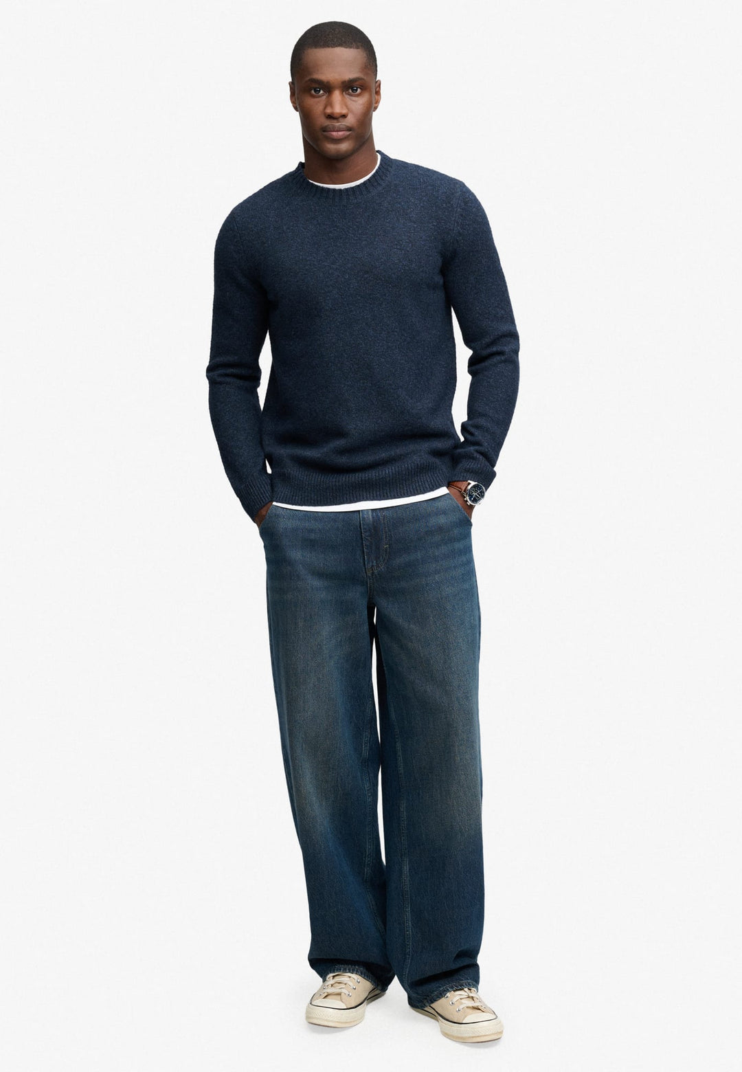 Superdry M6110780A trui heren navy