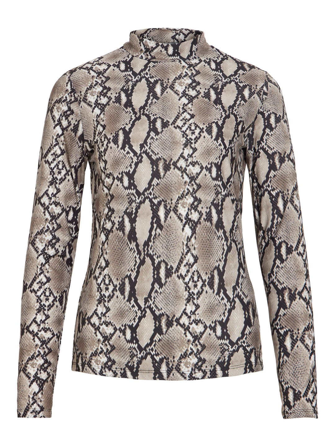 Vila 14066134 leoa T-shirt zwart dessin – dames