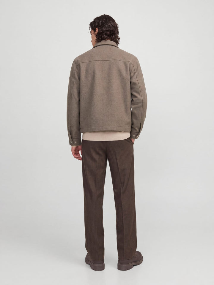 Jack &amp; Jones 12300742 Bluwakefield tussenjas taupe