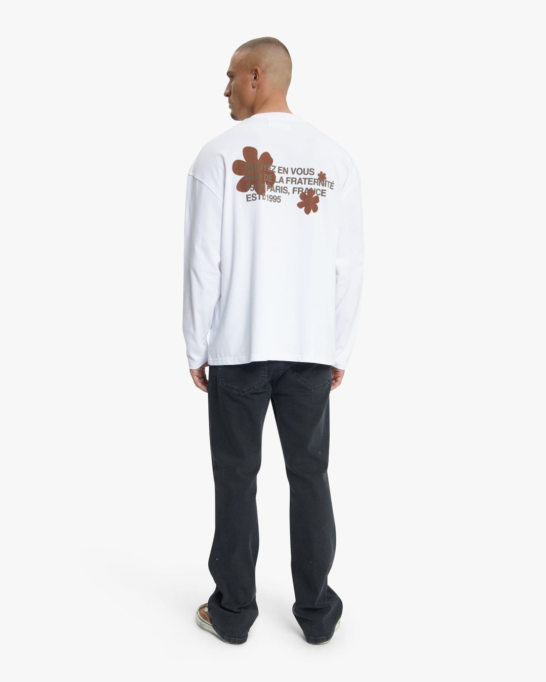 Croyez CRB50026039 t-shirt l/m heren wit