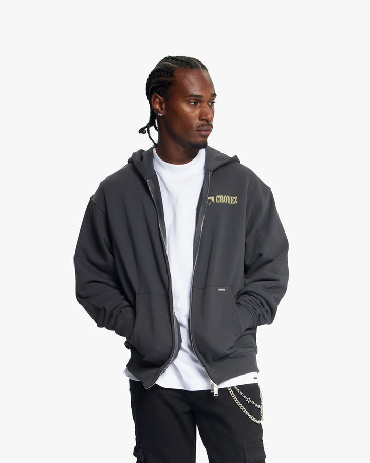 Croyez CRB45026001 vest sweat heren antraciet