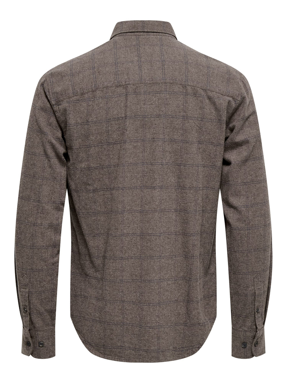 ONLY & SONS 22039086 Salon overhemd l/m grijs dessin – heren