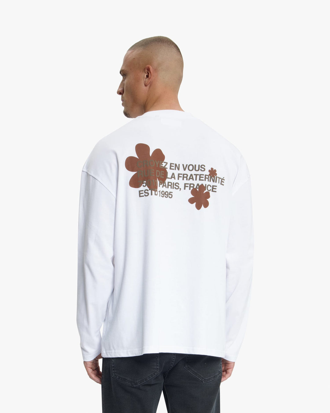 Croyez CRB50026039 t-shirt l/m heren wit