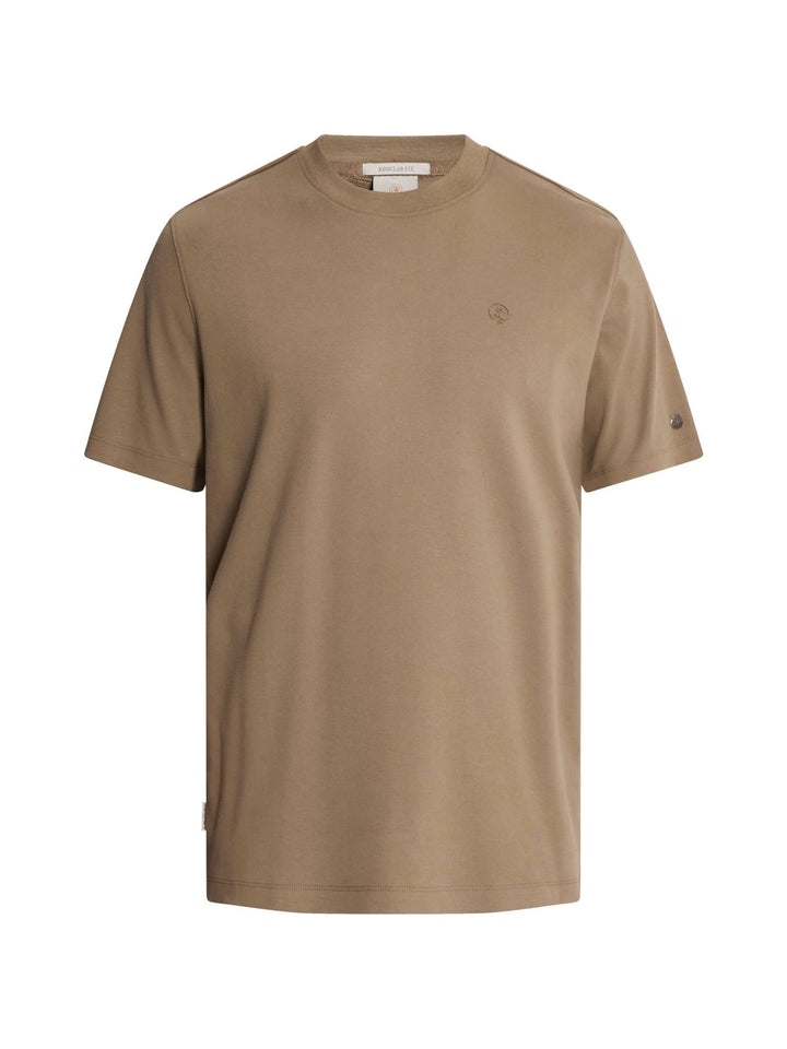 Cast Iron CTSS2609560 t-shirt taupe – heren