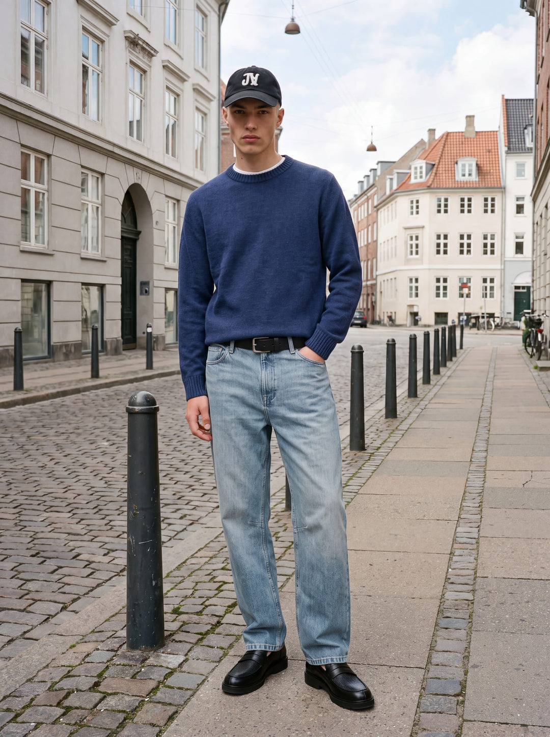 Jack &amp; Jones 12278924 Soho trui navy – heren