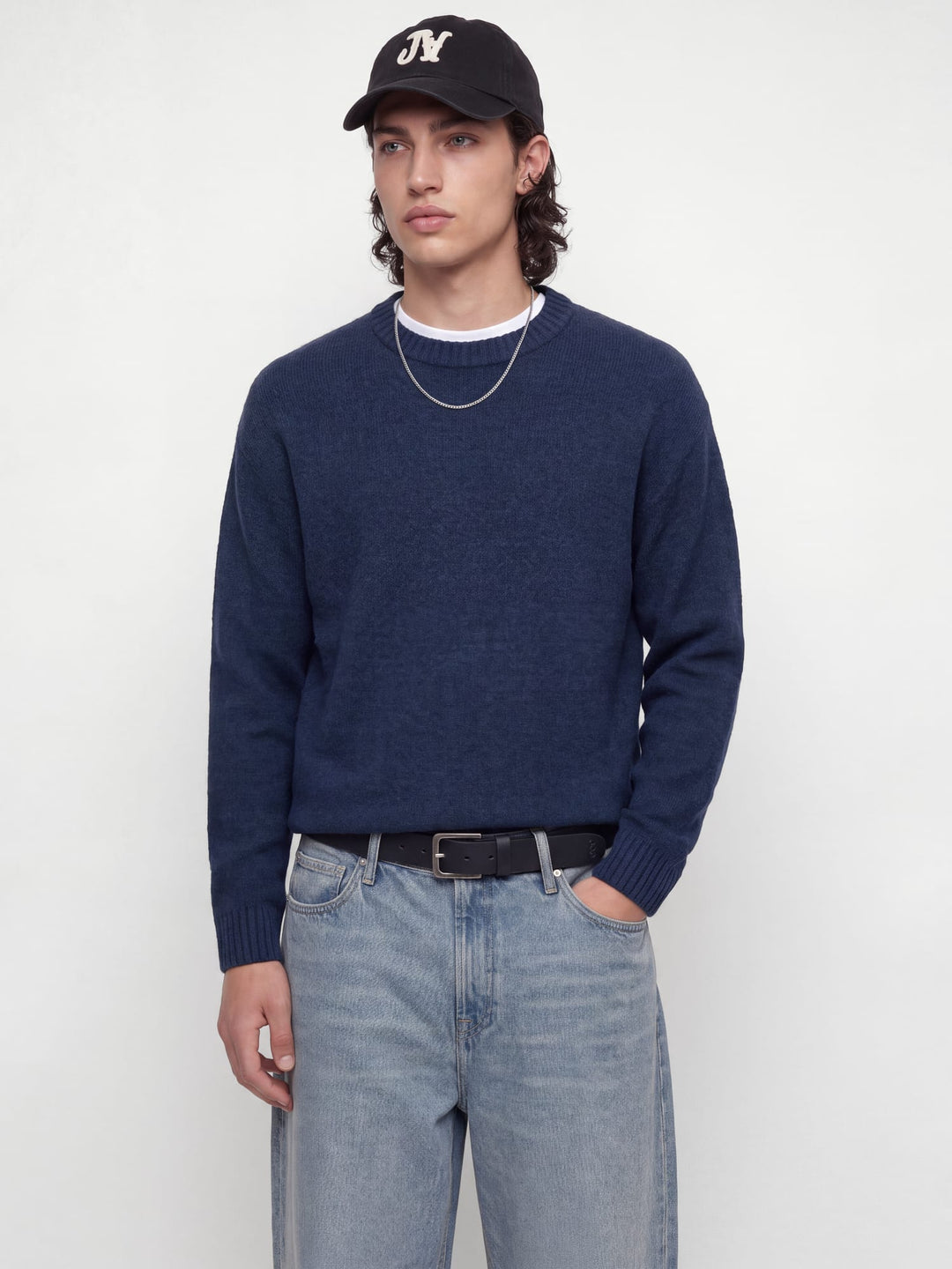 Jack &amp; Jones 12278924 Soho trui navy – heren
