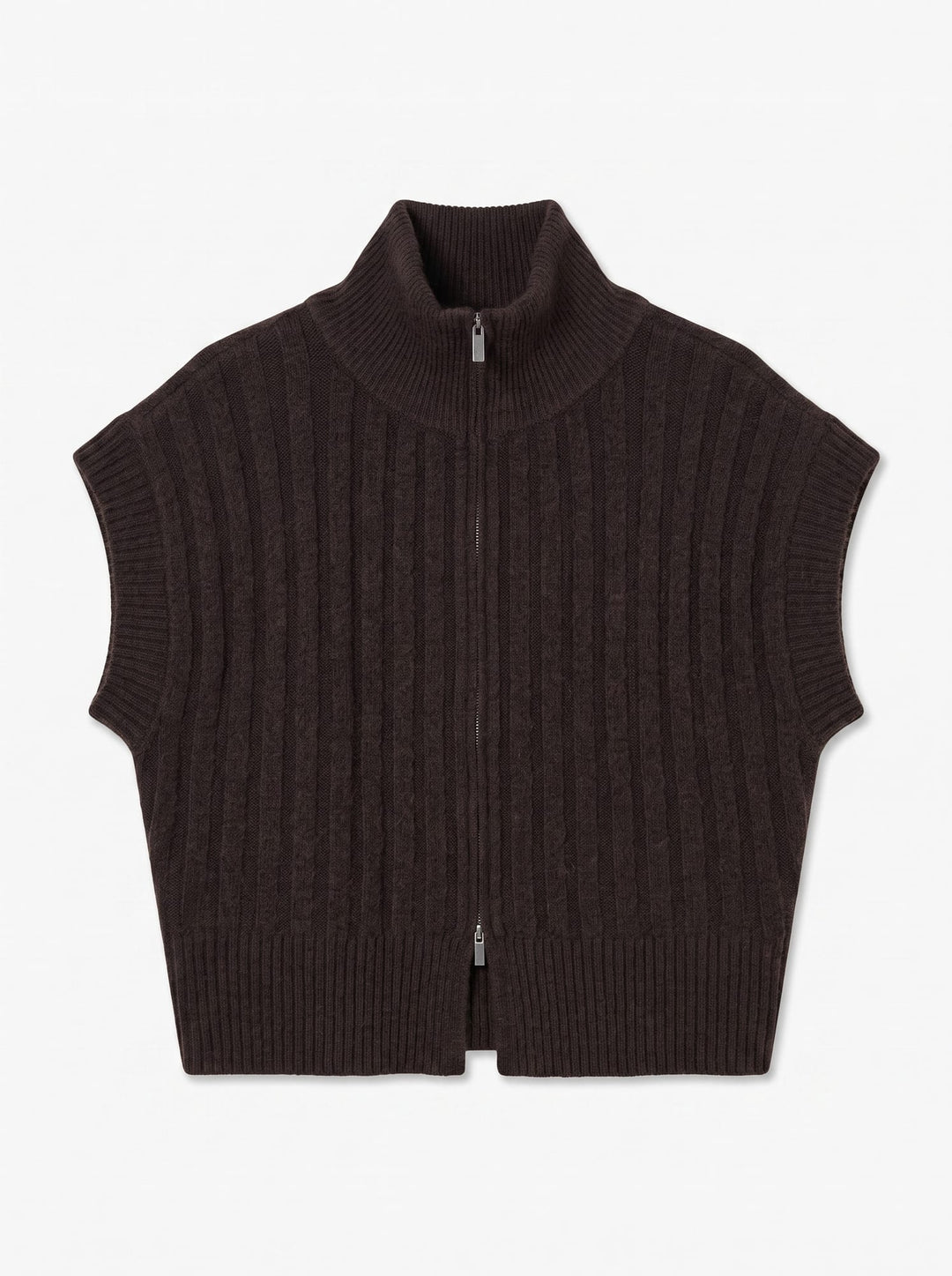 VERO MODA 10347170 Bang vest gebreid bruin – dames