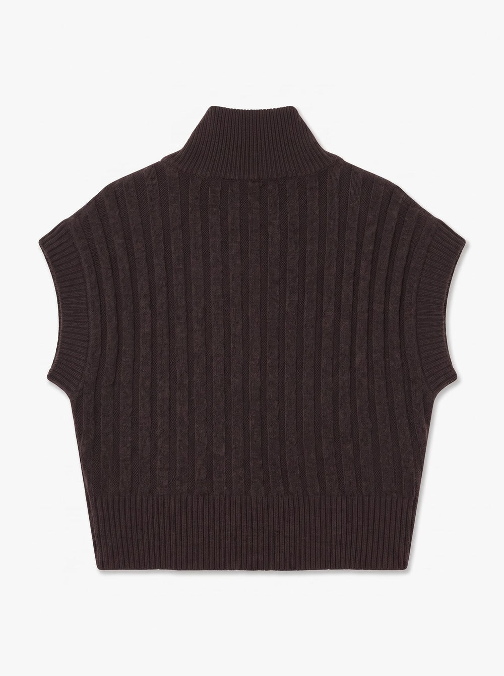 VERO MODA 10347170 Bang vest gebreid bruin – dames